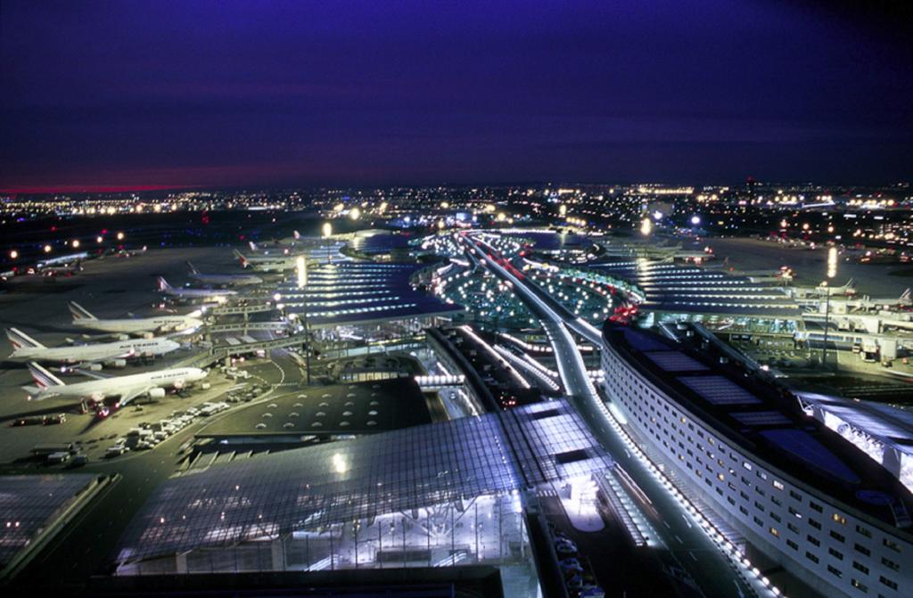 Paris Airport From Sky